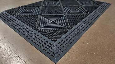 цветы для офиса: Придверный коврик Новый, Внутренний — 9