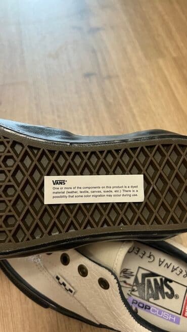 кросовки роликовые: Мужские кроссовки, 37, Vans, Новый, цвет - Белый, Платная доставка, Самовывоз — 3