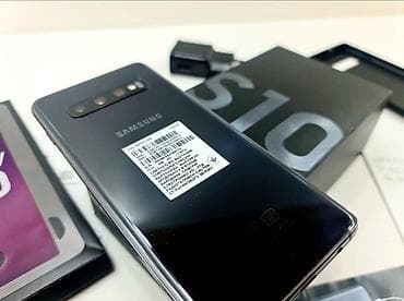 1440: Samsung Galaxy S10, Б/у, 128 ГБ, цвет - Черный, 1 SIM, 2 SIM — 2