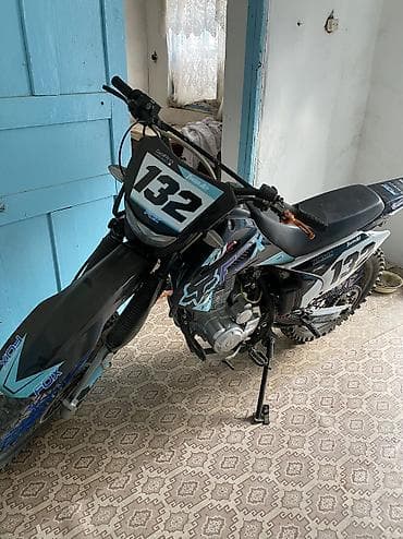 Питбайк/кроссовый мотоцикл 19/16 с номером 132 - Двигатель