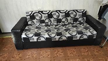 черный кожаный диван: Прямой диван — 2