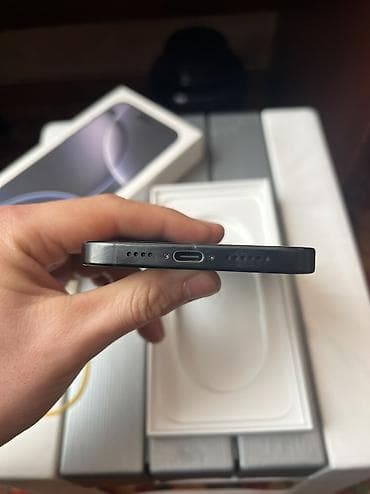 ayfon se: IPhone 16 Pro Max, Б/у, 256 ГБ, Black Titanium, Коробка, 97 % — 5