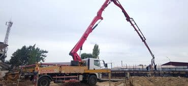 бетононасос помпа: Помпа. Заливка бетона. Бетононасос: 37 м. короткая база. ц — 3