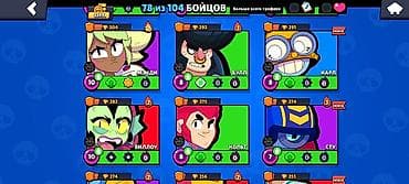 топчу тигем: Игровой аккаунт Brawl Stars. Основное: - Путь к славе: 22 491 трофей — 6
