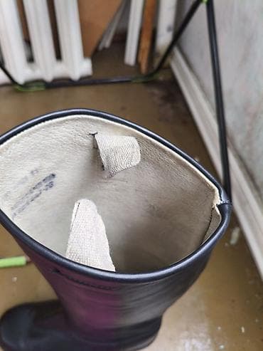 Женская обувь: Высокие кожаные сапоги классического строевого кроя - Материал верха — 3