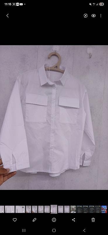 футболки для мальчика: Рубашка, цвет - Белый, Новый — 5