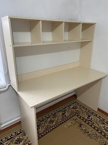 Столы для кафе: Компьютерный стол, Б/у, С полками — 4