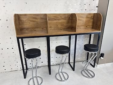 табуретка стол: Стол и стул для кафе, Б/у — 2