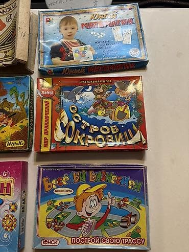 Игрушки: 12 настольных игр + пазл Все за 550 сом!!! Набор настольных игр и — 5