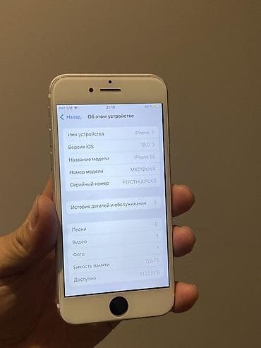 apple ipad pro: IPhone SE, 128 ГБ, Белый, 45 % — 6