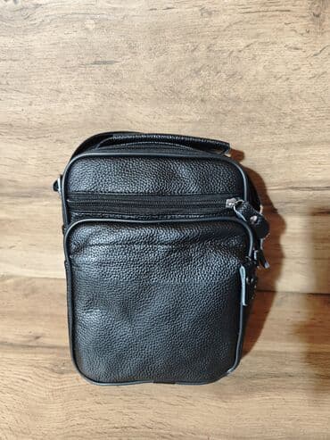 женский кошелек из нубука: Барсетка, Материал: Натуральная кожа, Новый — 2