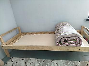 sofa bed: Деревянные кровати ручной сборки. - Материал: массив хвойных пород — 1