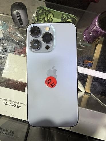 iphone 13 128 gb: IPhone 13 Pro, Б/у, 512 ГБ, Серебристый, Зарядное устройство, Защитное стекло, Чехол, 93 % — 1