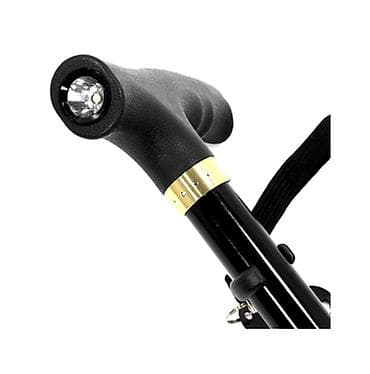 фонарь лампа: Трость с фонариком - Эргономичная рукоятка с рифлением для надежного — 1