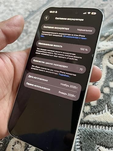 ipad 2018: IPhone 17 Pro Max, Серебристый, 100 % — 4