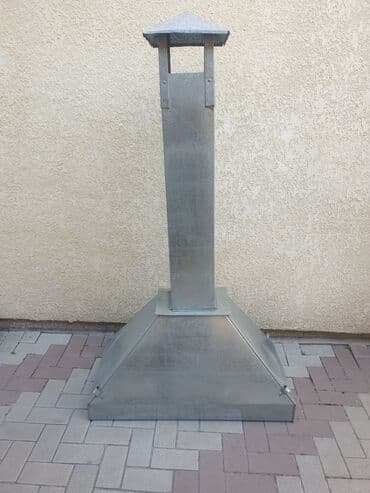 улитка для вентиляции: ‼️ПРОДАЕТСЯ ВЫТЯЖКА‼️ из оцинкового листа 
размеры: 50✅
дымоход: 100✅ — 3