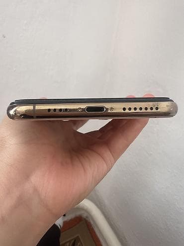 i̇pad pro m5: IPhone Xs Max, Б/у, 64 ГБ, Золотой, Чехол, 80 % — 6