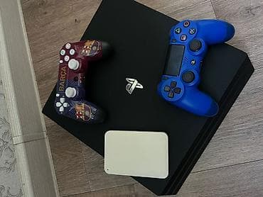 плейстецшин 4: Sony PlayStation 4 Pro последний серии CUX-7208 (черная) не шумит не — 2
