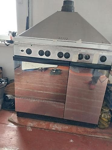 промышленный фильтр: Профессиональная кухонная плита с духовкой и вытяжкой - Корпус из — 3