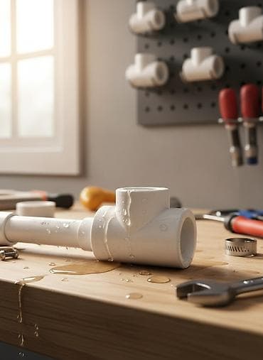 Тройники ПВХ для трубопроводов - Материал: поливинилхлорид (PVC). -