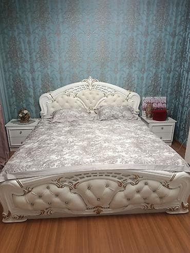 Мебельные гарнитуры: Спальный гарнитур, Б/у, Шкаф, Россия, Самовывоз, цвет - Белый — 1