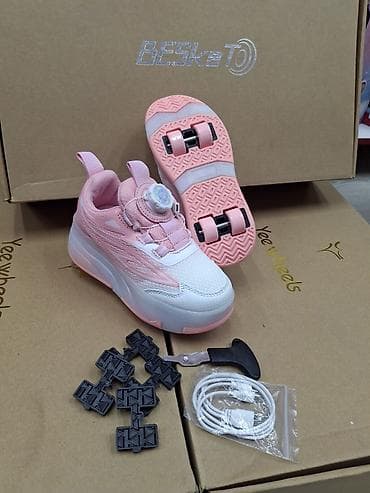Детская обувь: Кроссовки‑ролики YeeWheels/BESKETD с выдвижными колесами - Модель — 2