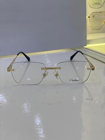 Оправа безободковая для очков с прозрачными линзами. - Дизайн