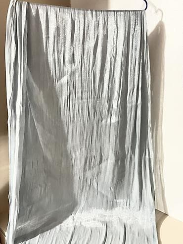 кийиз чехол: Шифоновая ткань с блеском, жатая - Тип: лёгкий полупрозрачный шифон с — 2