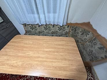 бу кухонный уголок: Кухонный стол и стул, цвет - Коричневый — 3