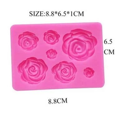 селиконовые формы: Силиконовый молд, форма, клише, для творчества, цена за 1 шт — 7