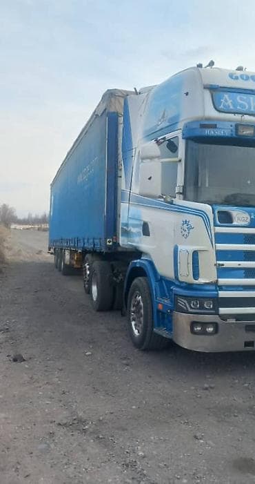 кемпер прицеп: Тягач, Scania, 2000 г., Тентованный — 2