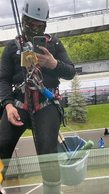 альпинис: Альпинистские работы на высоте Профессиональная бригада промышленного — 4