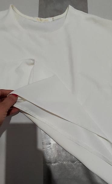 блузка zara: Кофточка белая,лёгкая,новая,прошу 300 сом,размер 48-50 — 3