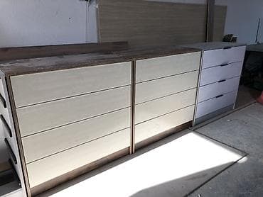 комод на заказ: Комоды с выдвижными ящиками на заказ - Современный дизайн: гладкие — 3