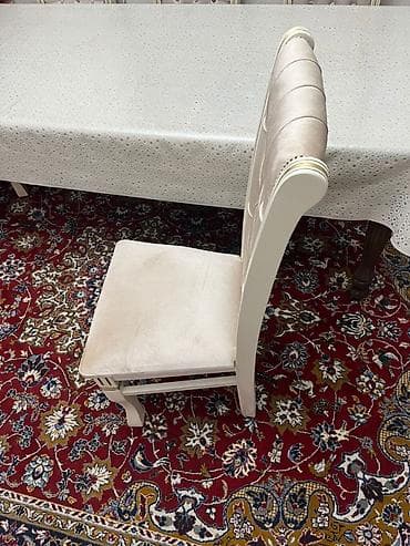 Стул для кухни, Б/у, МДФ, цвет - Бежевый — 1