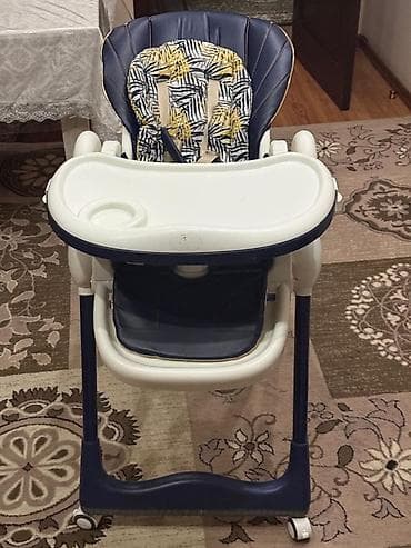 magic stick: Стульчик для кормления, Б/у, Другой бренд, Пластик, Другой вид, цвет - Синий, Самовывоз — 1