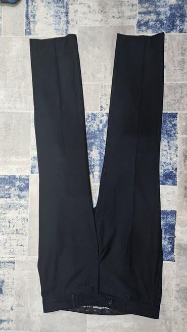 детская зимняя обувь для мальчиков: Разные подростковые брючки 4 пары + бомпер утеплённый, длина брюк на — 5