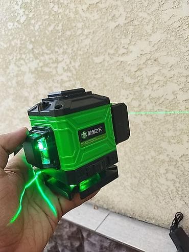 Лазерный уровень зелёный луч16 линий, и 12линий дальность луча 30