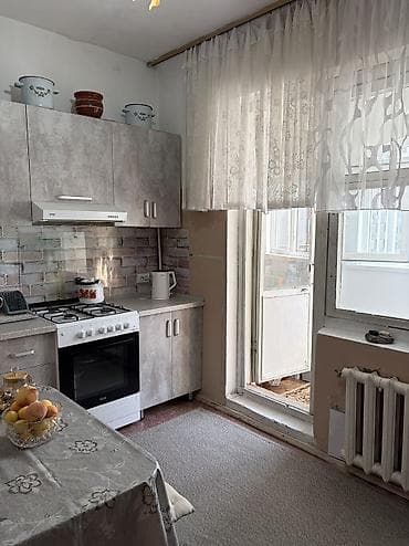 flat osh: 1 комната, 35 м², 12 мкр 106 серия, 9 этаж — 9