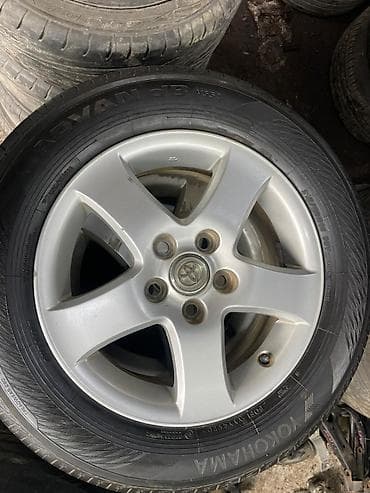 Колеса в сборе 215 / 60 / R 16, Лето, Б/у, Комплект, Легковые, Литые, отверстий - 5