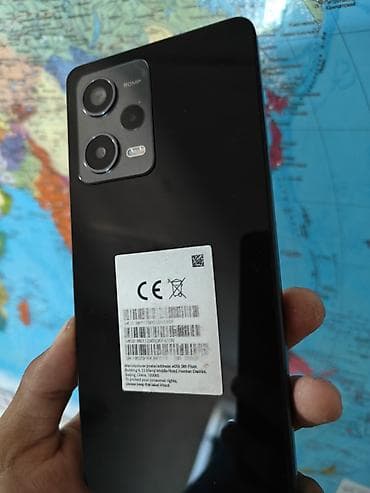 Redmi, Redmi Note 12 Pro 5G, Б/у, 256 ГБ, цвет - Черный, 2 SIM — 1