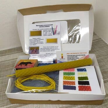 продаю свечи: Набор для самостоятельного изготовления свечей из вощины! Сделай — 3