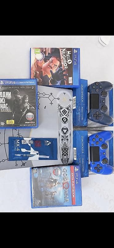 игровые консоли xbox one: Срочно продаю PlayStation 4 slim также идет 6 игр: fs 25. Ufs3. GTA — 1