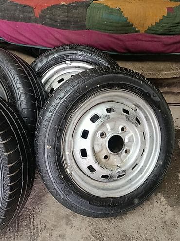 б у зимняя резина r13: Колеса в сборе 155 / 65 / R 13, Лето, Комплект, Легковые, Железные, отверстий - 4 — 2