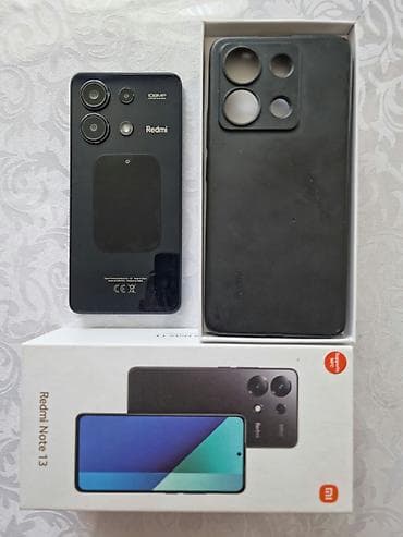 Redmi, Redmi Note 13 Pro, Новый, 512 ГБ, цвет - Черный, 2 SIM, eSIM