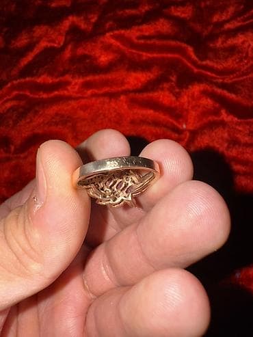 Свадебные платья и аксессуары: Кольцо, Коктейльное, Проба 585, Рубин, Винтажный стиль — 5