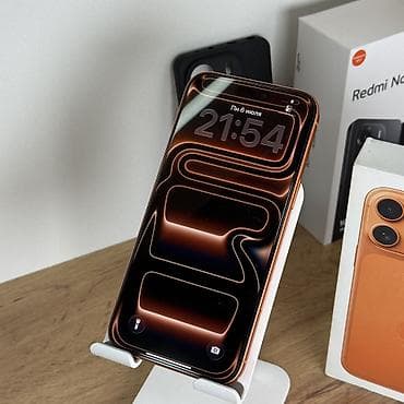 айфон13про: IPhone 17 Pro Max, Б/у, 256 ГБ, Оранжевый, Защитное стекло, Чехол, Кабель, 100 % — 6
