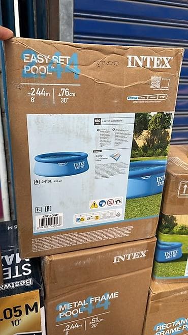 Цены указаны на фото Надувные и каркасные бассейны для дачи INtex