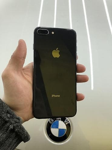iphone 8 plus 128gb: IPhone 8 Plus, Б/у, 64 ГБ, Black Titanium, Чехол, Кабель, 100 % — 3