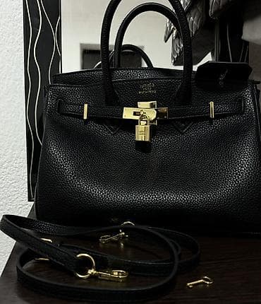 Стильная черная сумка в отличном состоянии 🖤 Классический дизайн — 1